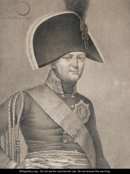 Portrait Of Alexander I - Ambroise-Louis Garneray