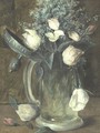 Roses In A Tankard - Julian Alden Weir
