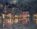 Parisian Street At Night - Konstantin Alexeievitch Korovin