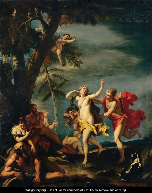 Apollo And Daphne - (after) Sebastiano Ricci