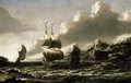 Coastal Landscape With Shipping In A Bay - (after) Alessandro Magnasco