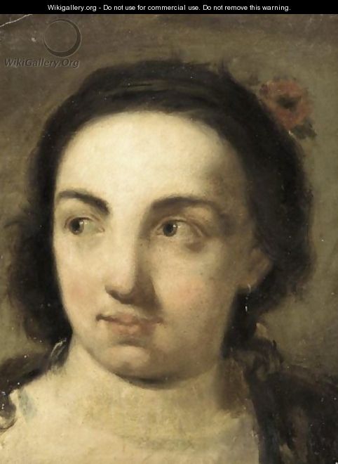 Study Of The Head Of A Woman - Venetian School