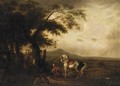 A Landscape With Saint Hubert - (after) Philips Wouwerman