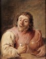 A Man Holding A Pipe And A Jug - (after) David The Younger Teniers