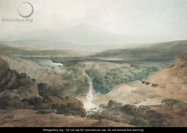 Distant View Of Mount Snowdon - William Pearson
