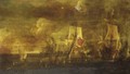James, Duke Of York Boarding His Flagship, The Royal Charles And The English Fleet Before The Battle Of Lowestoft, 3rd June 1665 - (after) Isaac Sailmaker