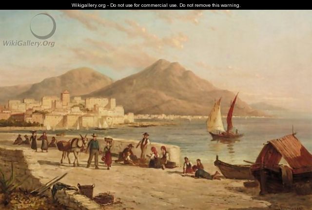 Italian Coastal Scene - William Raymond Dommersen