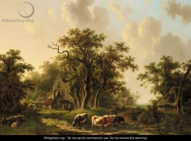 Cows Watering - Willem De Klerk