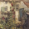 Hollyhocks - Frederick William Jackson