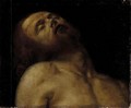 Study Of A Dead Christ, Head And Shoulders - Venetian School