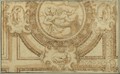 Design For A Ceiling Decoration With Venus And Cupid Embracing - Bernardino India