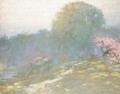 Cherry Trees In A Landscape - Pierre Amede Marcel-Beronneau