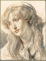 Head Of A Girl - Jean Baptiste Greuze