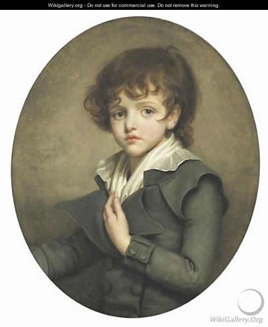Portrait De Jeune Garcon jean-Baptiste Greuzeportrait Of A Young Boy - Jean Baptiste Greuze