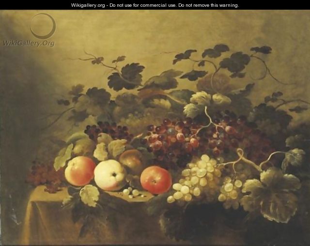 Still Life With Fruits - Roloef Koets