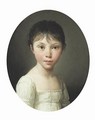 Portrait De Jeune Fille louis-Leopold Boillyportrait Of A Young Girl - Louis Léopold Boilly
