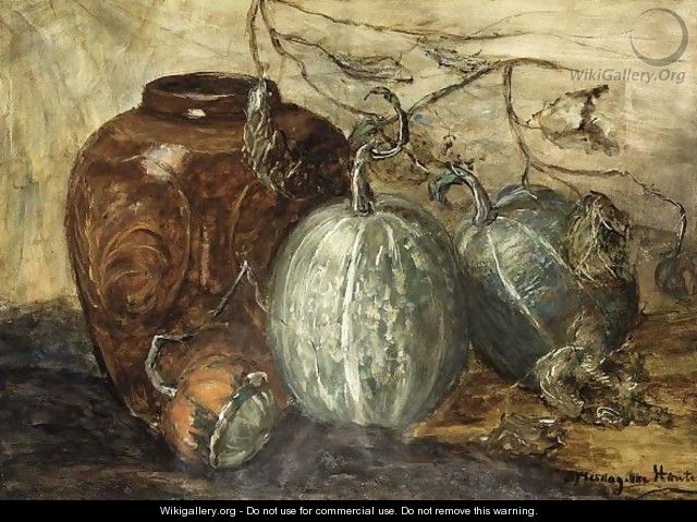 A Still Life With Melons - Sientje Mesdag Van Houten