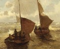 Fishing Boats At Sea - German Grobe