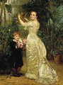 Portrait Of Elizabeth Cavendish And Her Son Tyrell - Mary Lemon Waller