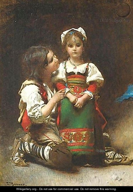 Italian Children - Léon Bonnat