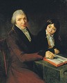 Portrait Of M. Maubach And His Son - (after) David, Jacques Louis
