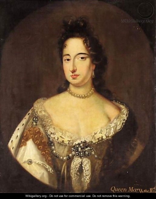Portrait Of Queen Mary II - (after) Kneller, Sir Godfrey