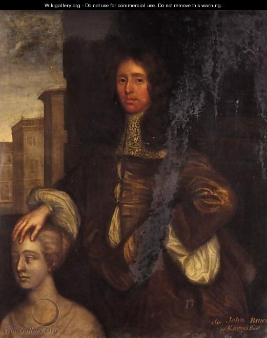 Portrait Of Sir John Bruce Of Kinross - (after) John Michael Wright