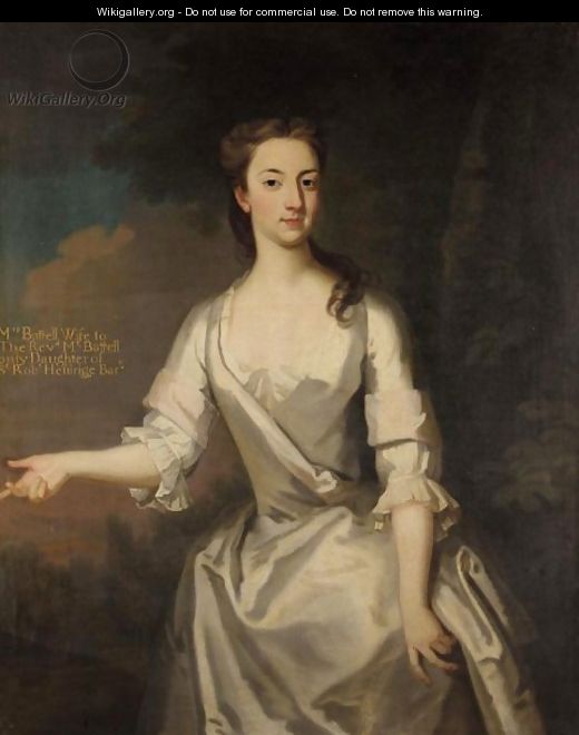 Portrait Of Mrs Battell - Richard Collins