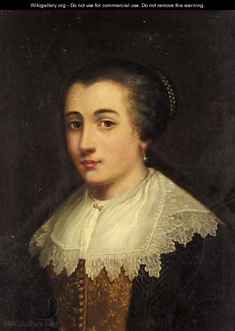 Portrait Of A Lady - (after) Dyck, Sir Anthony van