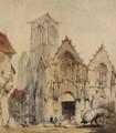 Figures By A Church In A Continental Town - Henry Thomas Schafer