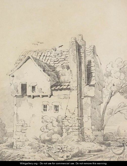 A Country Cottage - John Varley