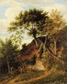 Wooded Landscape - Samuel David Colkett