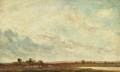 Extensive Landscape With Distant View Of Windmills - Lionel Constable