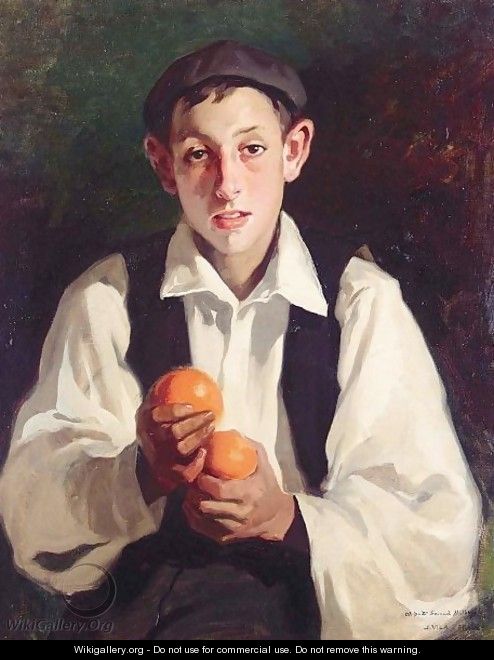 Boy With Oranges - Julio Vila y Prades