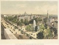 New York City Hall, Park And Environs - John Snr Bachmann