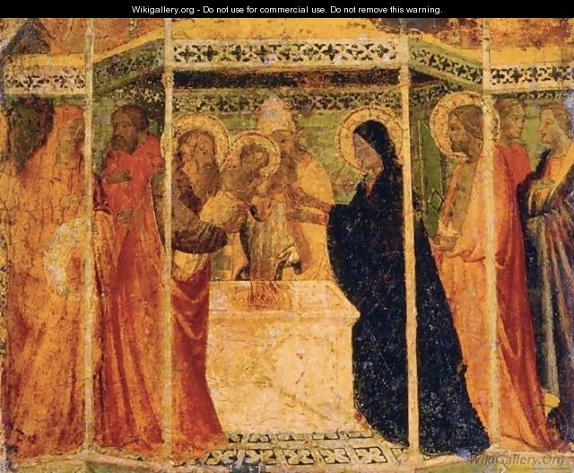 Presentation Of Christ In The Temple - (after) Agnolo Gaddi