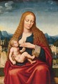 Madonna And Child In A Landscape - (after) Marco D' Oggiono