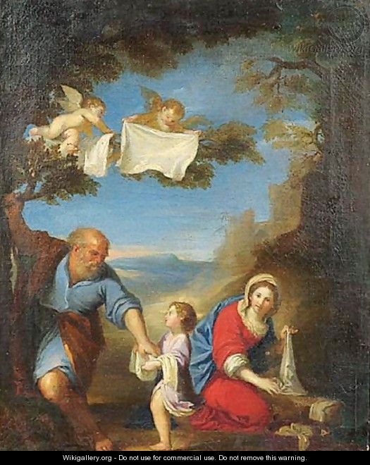 Holy Family (La Laveuse) - (after) Francesco Albani