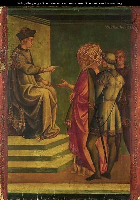 Scene From The Life Of Saint Silvester - (after) Francesco Di Stefano (Il Pesellino)