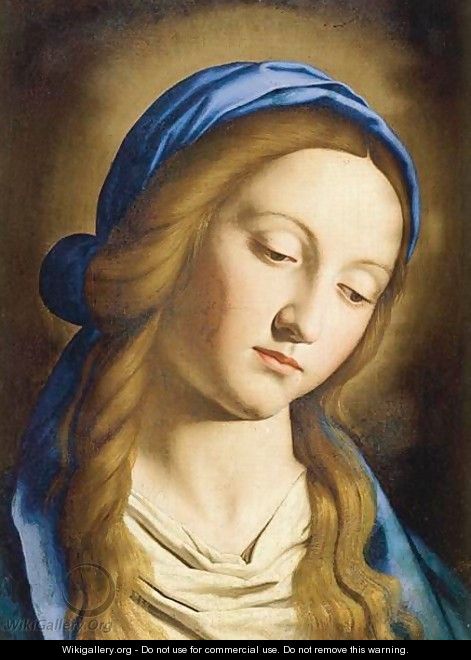 Head Of The Madonna 2 - Giovanni Battista Salvi, Il Sassoferrato