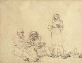 Joseph Interpreting Pharoh's Dreams - (after) Harmenszoon Van Rijn Rembrandt