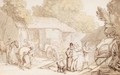 A Farrier's Yard - Thomas Rowlandson