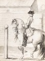 A Gentleman On A Horse By A Training Post - John Vanderbank
