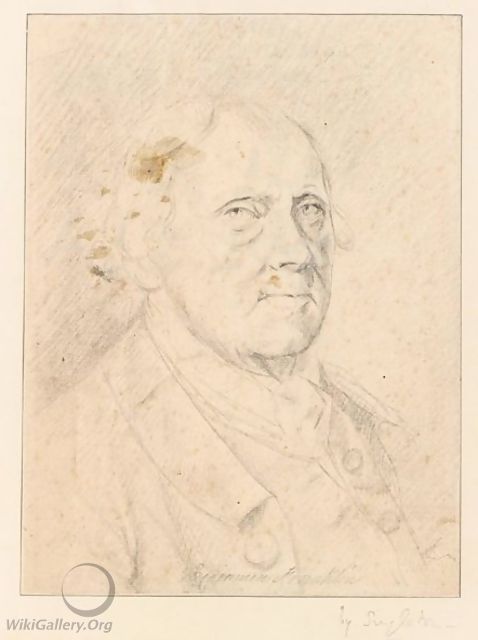 Portrait Of Benjamin Franklin - Henry Singleton