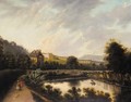 A View Of Royal Crescent, Bath, A Couple Walking In The Foreground - (after) Edmund Garvey