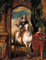 Equestrian Portrait Of King Charles I Accompanied By Monsieur De St. Antoine - (after) Dyck, Sir Anthony van