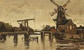 Draw Bridge With Windmill De Adriaan, Haarlem - Theophile De Bock