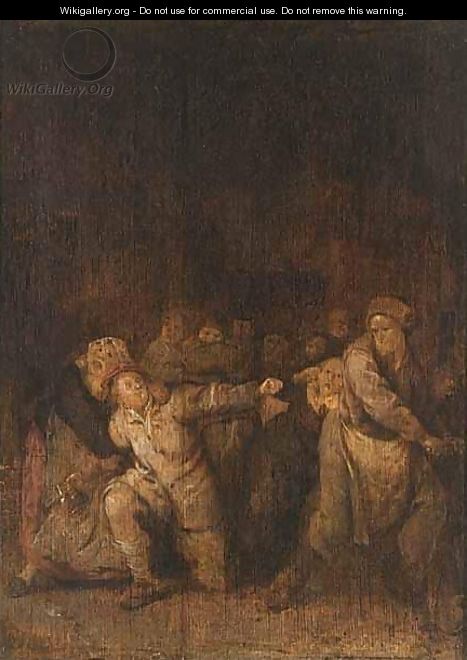 A Fight In A Tavern - Jan Miense Molenaer