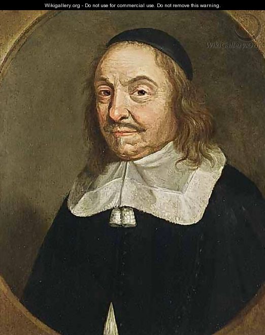 A Portrait Of A Man - (after) Johannes Cornelisz. Verspronck