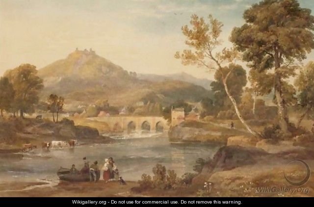 View Of Llangollen,wales - Ramsay Richard Reinagle